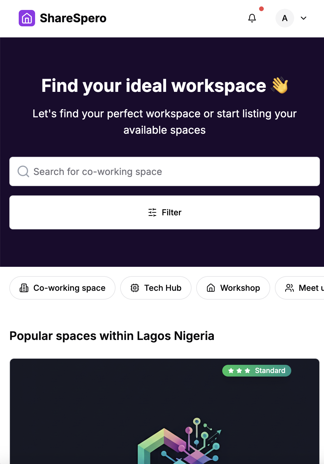 ShareSpero - CoWorking Space management Platform